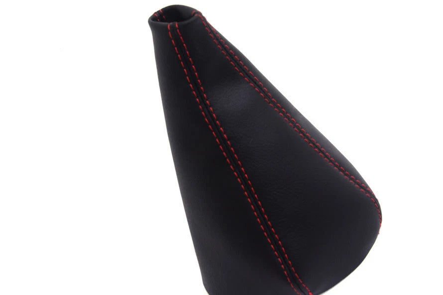Manual Shift Boot Cover for Honda Civic (1998–2002) Black Red Stitch