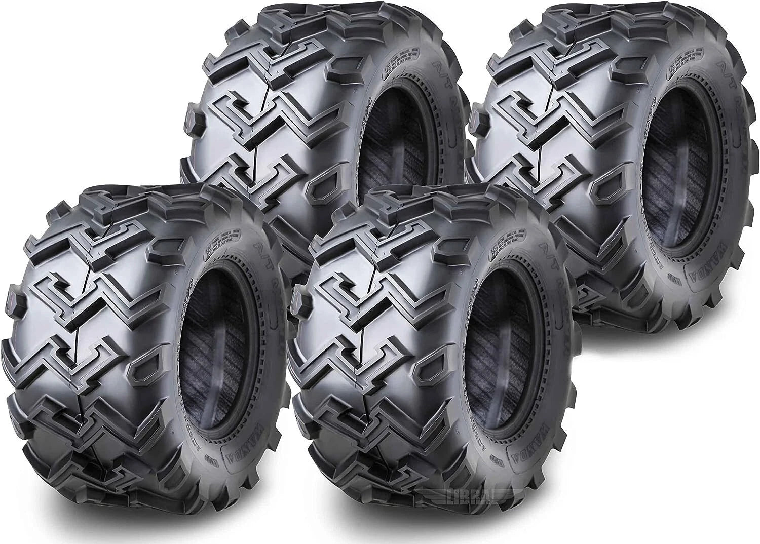 Set of 4 WANDA ATV Tires 22x11-10 for Yamaha Pro Hauler 1000 (2005)