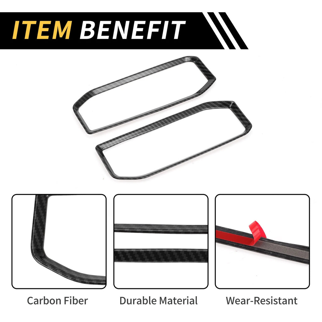 Set of 1 Carbon Fiber Seat Adjustment Button Panel for Toyota Tundra (2022–2024)