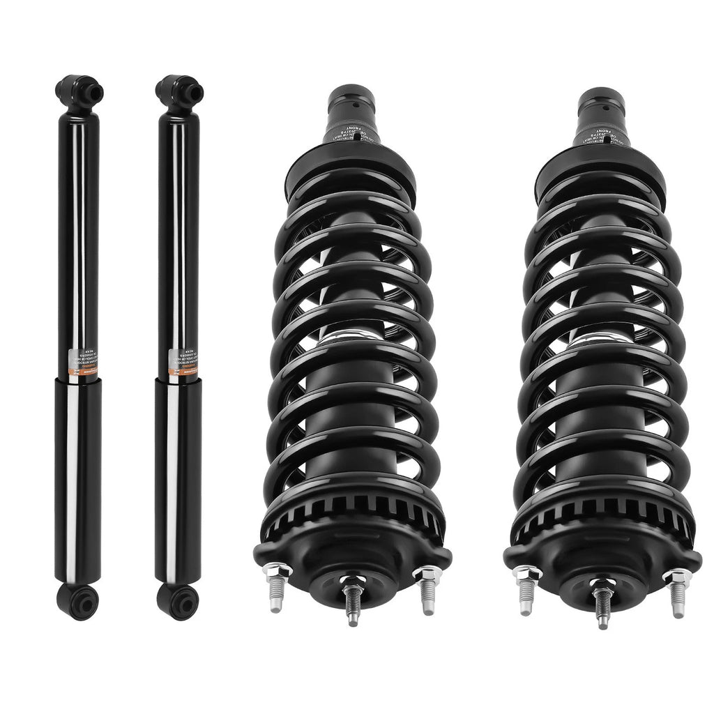4X Complete Strut Shock Kit for GMC Envoy XL XUV V6 (2002–2009)