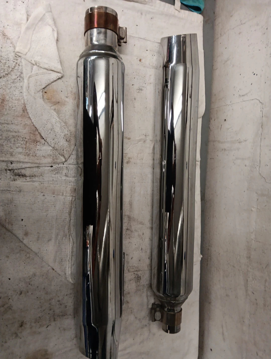 Mufflers for Harley-Davidson FLH (#649-00236/649-00235)