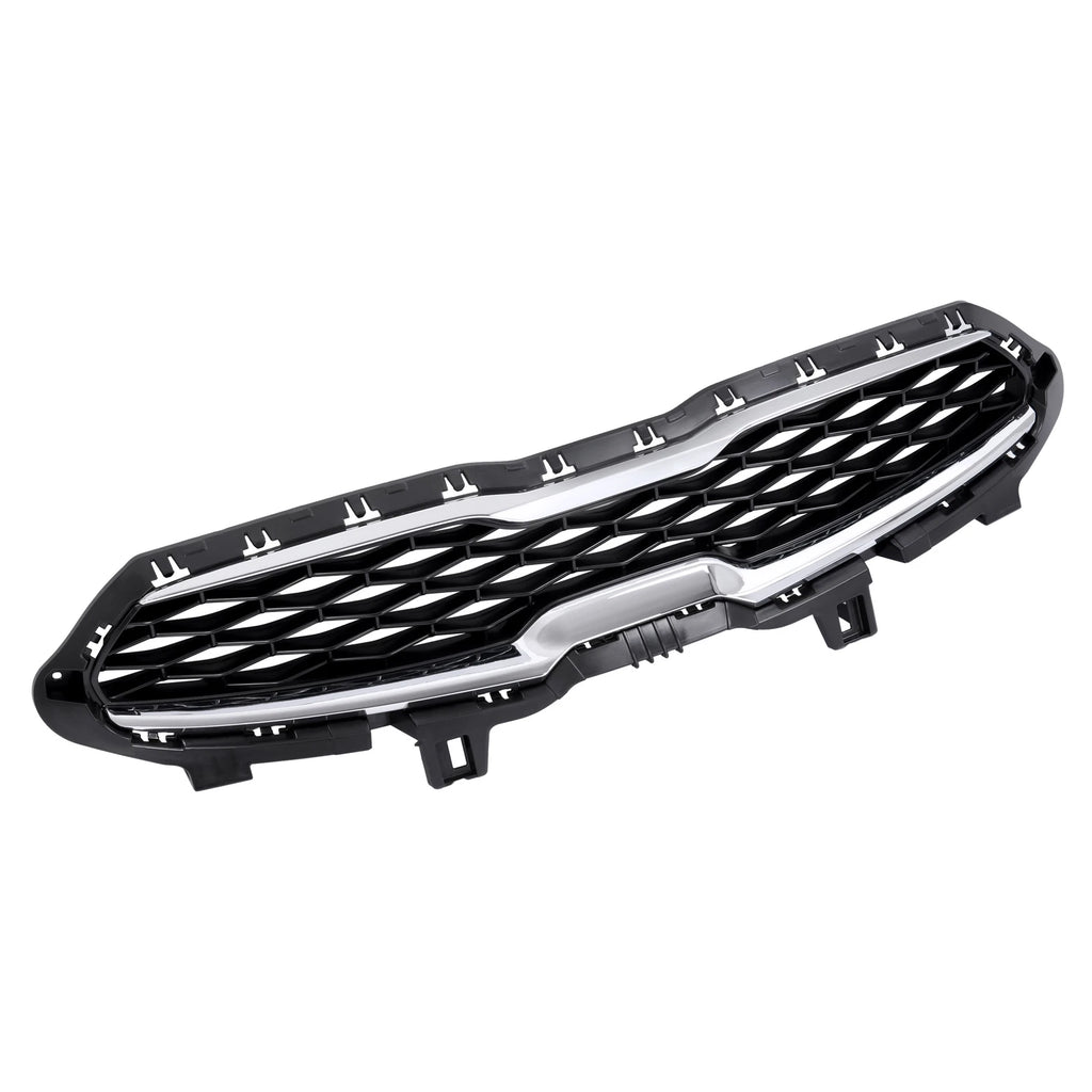 Front Upper Radiator Grille for Kia Forte (2019–2021) - Chrome Trim