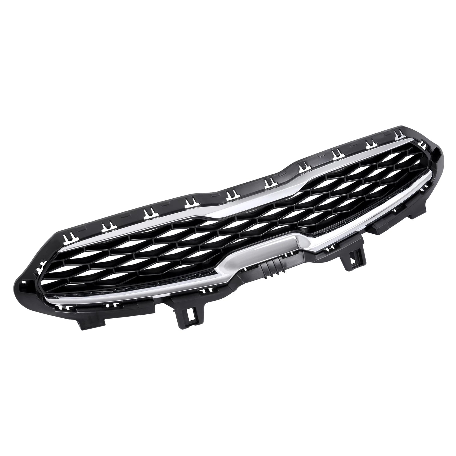 Front Upper Radiator Grille for Kia Forte (2019–2021) - Chrome Trim