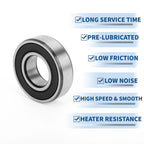 Deep Groove Ball Bearing 20x42x12mm for Scooter Skateboard (6004VV)