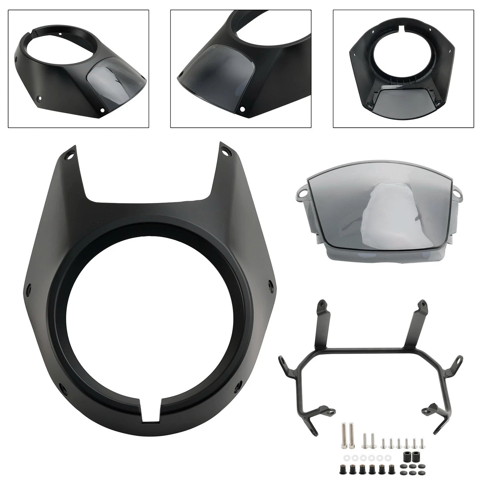 Headlight Windshield Fairing for Honda CL300 (2023) Black
