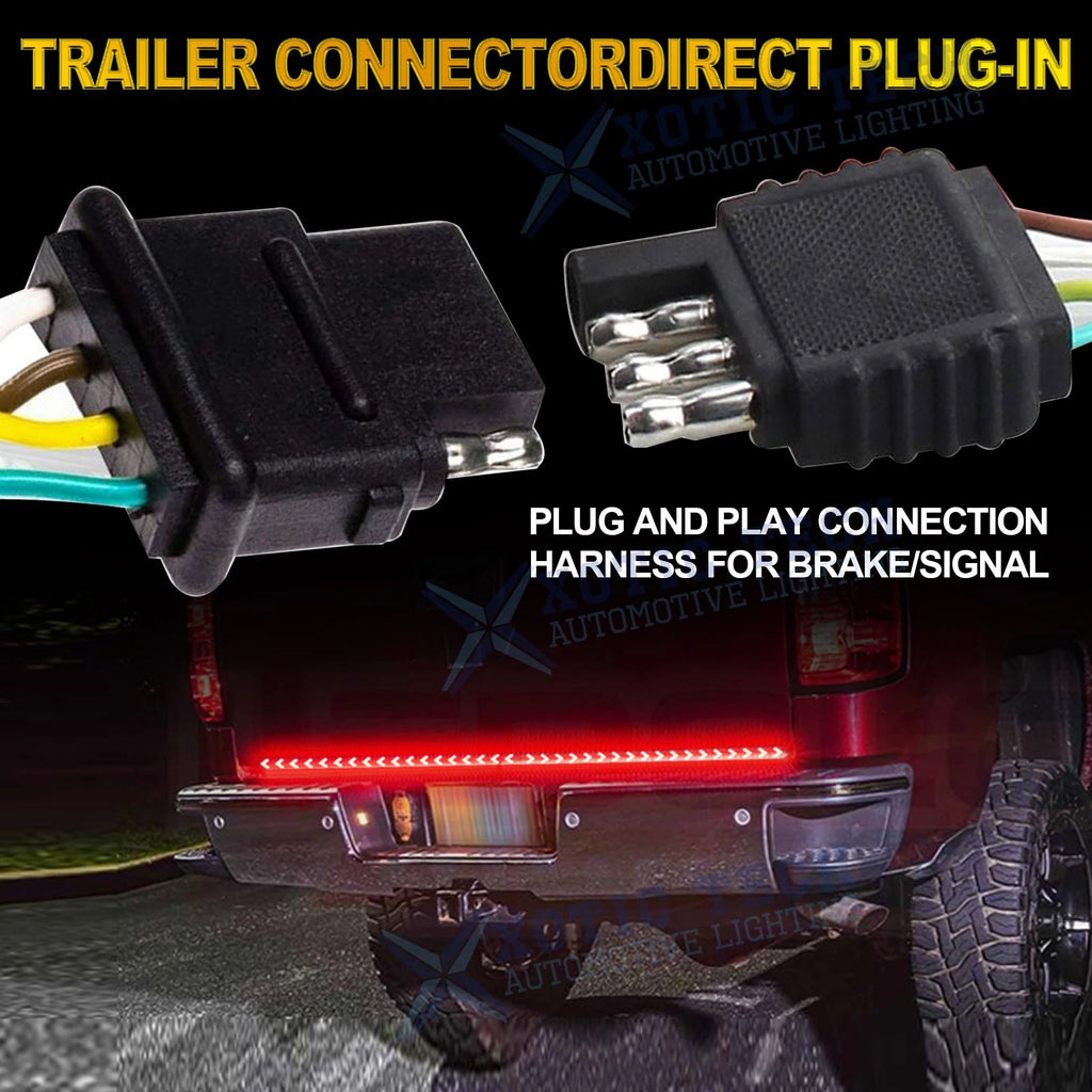 4-Functions LED Tailgate Light Strip Bar for Dodge Ram Journey Durano (48'')