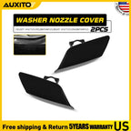 Pair Front Bumper Headlight Washer Cover Caps for BMW E92 E93 (2007–2013)