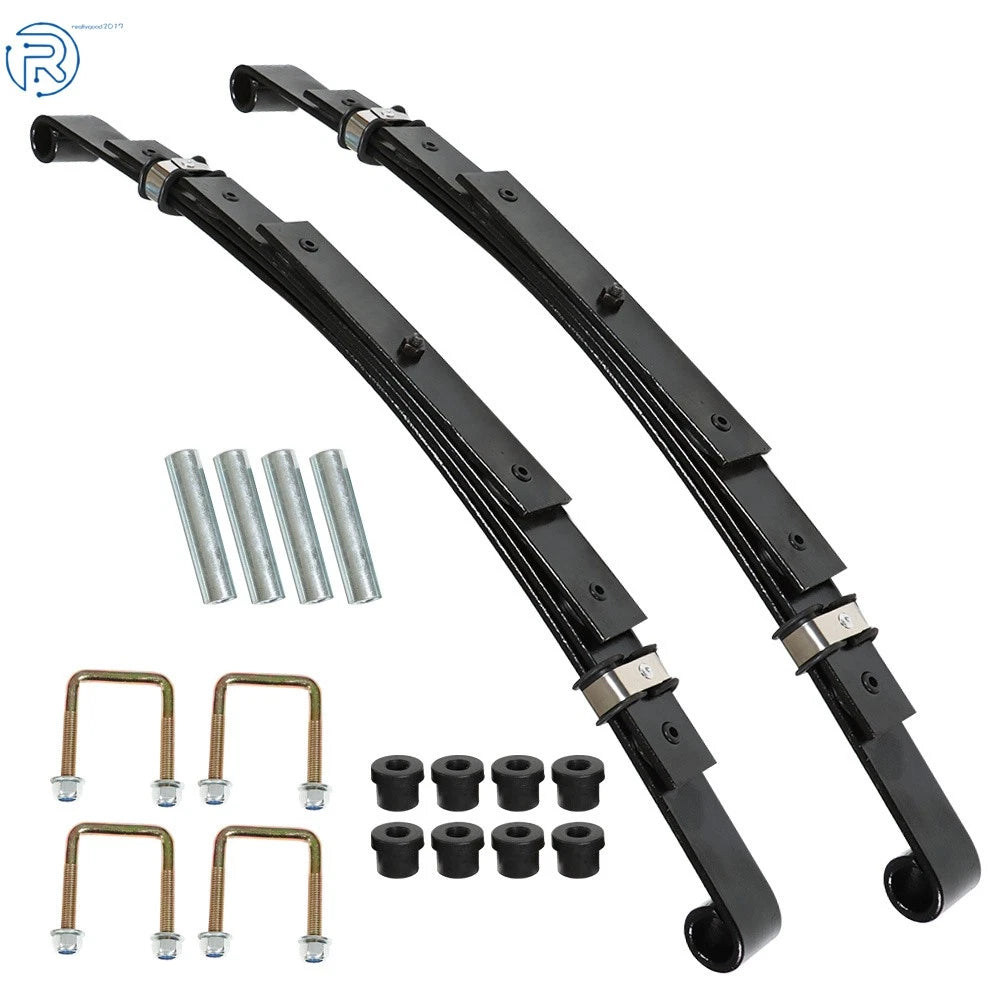 Set of 2 Heavy Duty Rear Leaf Springs for EZGO TXT Golf Cart (1995–2013)