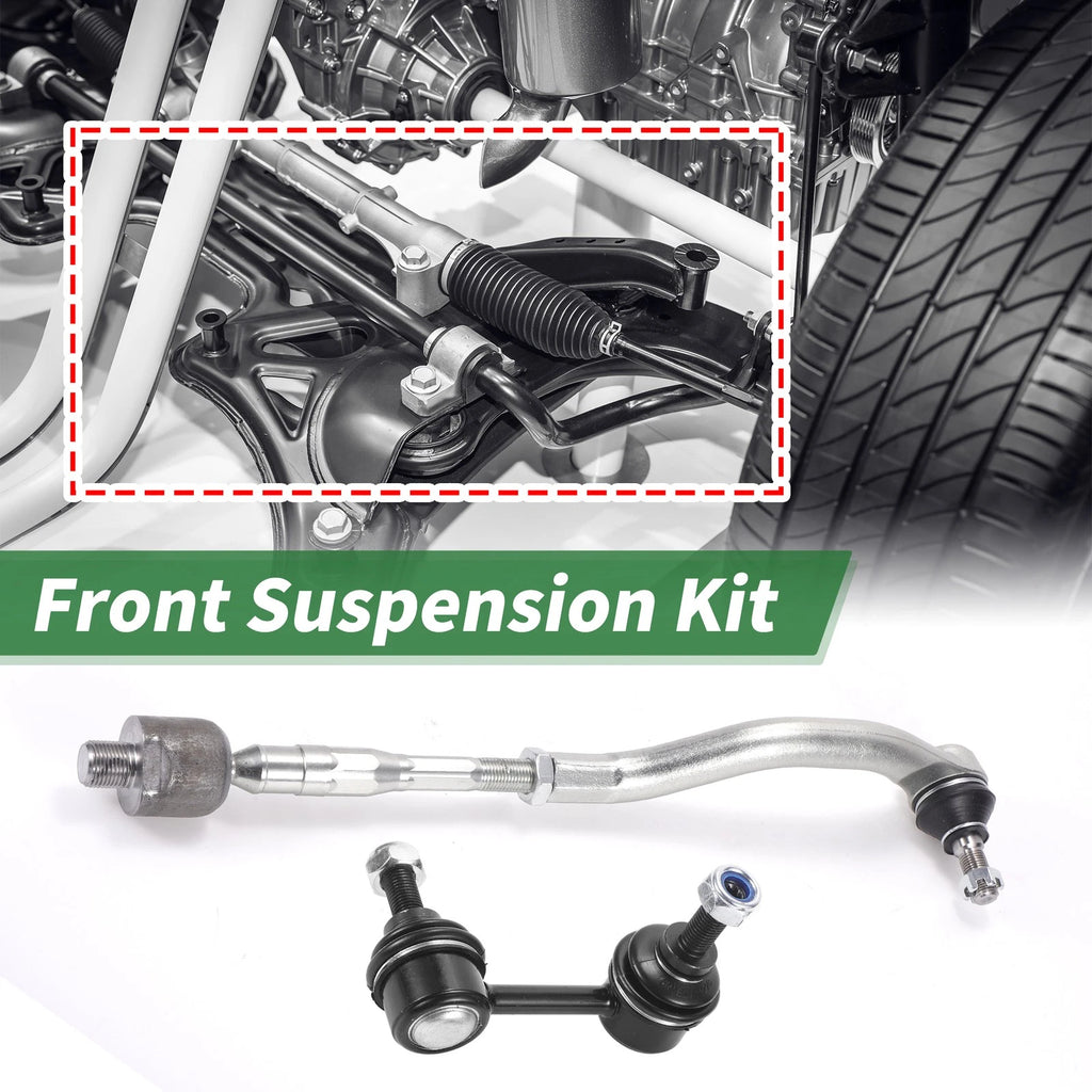 8pcs Front Suspension Kit Tie Rod End Sway Bar Link Ball Joint for Honda Civic (2006–2011)