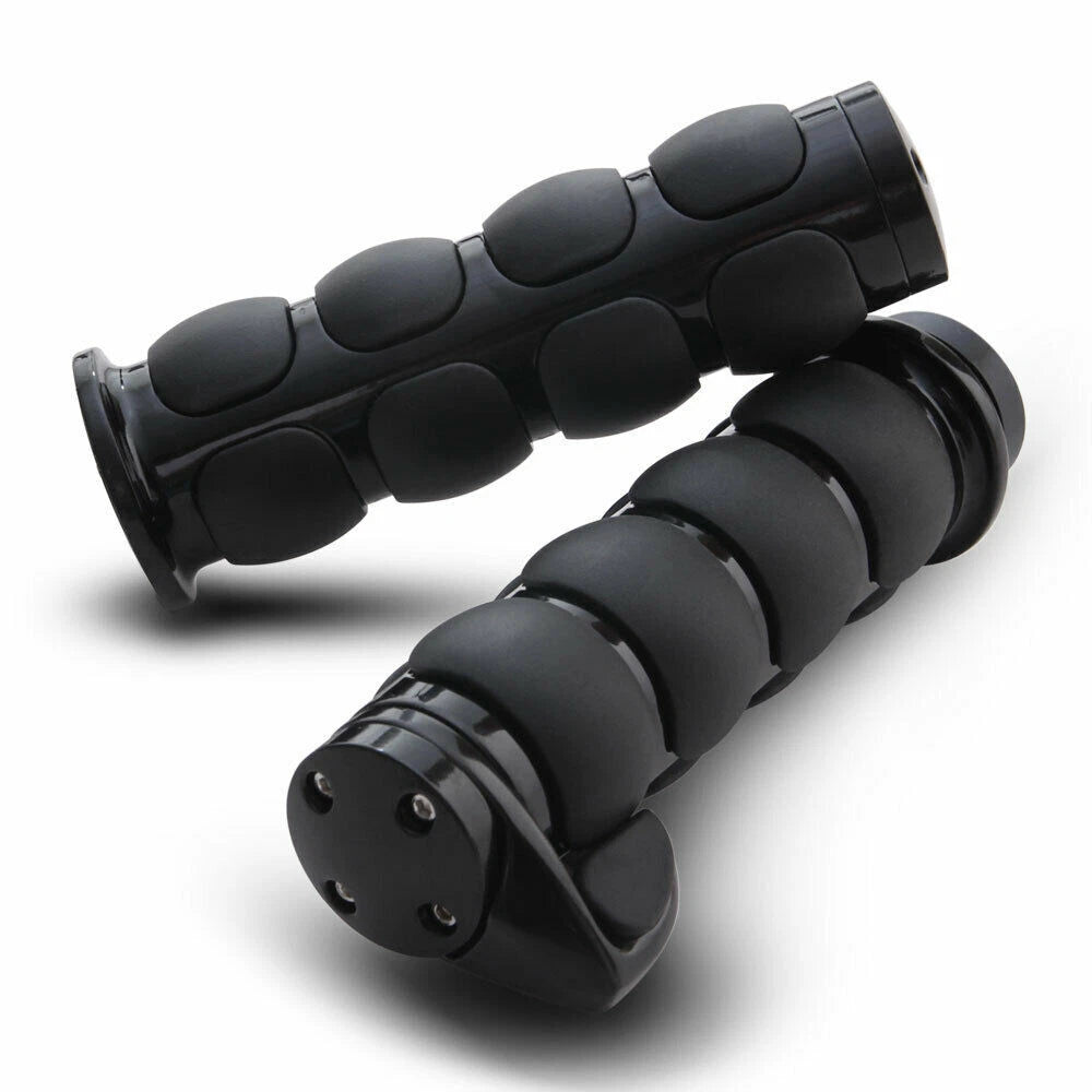 1" Motorcycle Handlebar Hand Grips for Harley Touring Street Electra Road Glide
