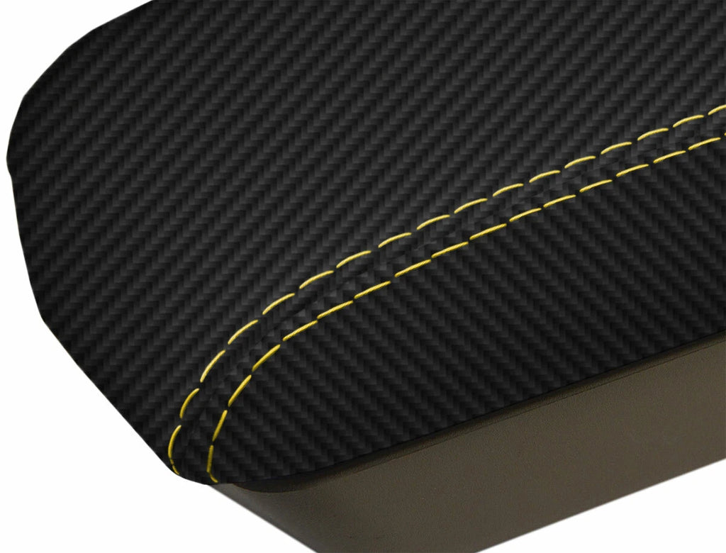 Carbon Fiber Console Lid Armrest Cover for Cadillac CTS (2008–2014)