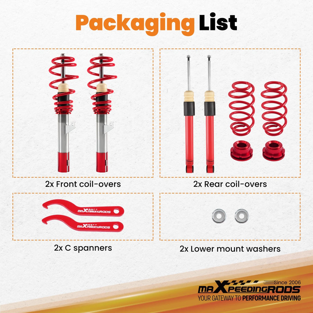 Coilover Suspension Kit for VW Golf Jetta (2006-2014)