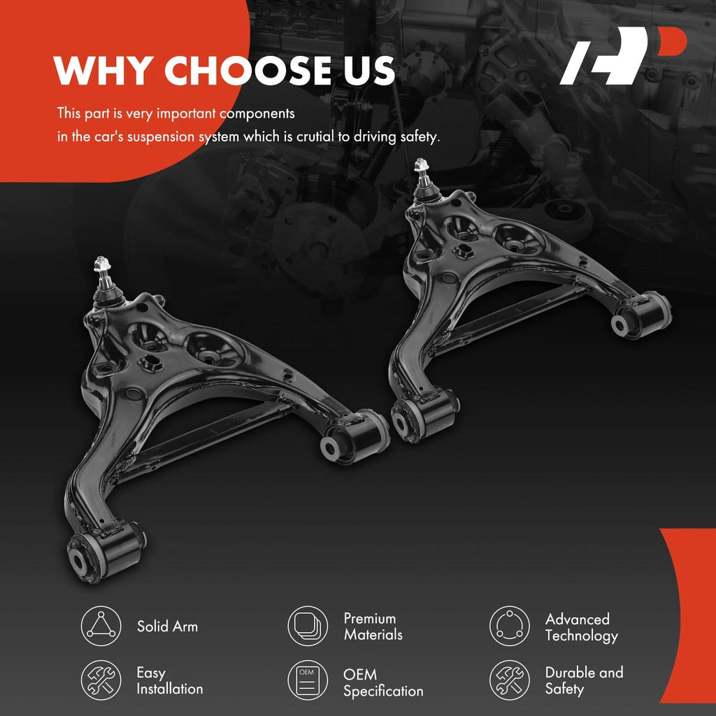 2X Front Lower Control Arm with Ball Joint for Ford F-150 (2015-2020)