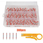 Solder Seal Heat Shrink Butt Connectors for Electrical Wire and Cable Terminals