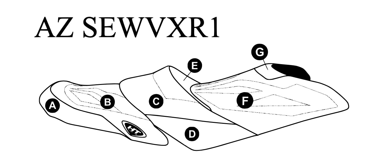 Hydro-Turf Seat Cover for Yamaha VXR (2015–2019) / GP1800 (2017–2020)