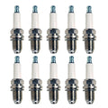 Set of 10 Denso U-Groove Spark Plugs (Gap 0.040) for