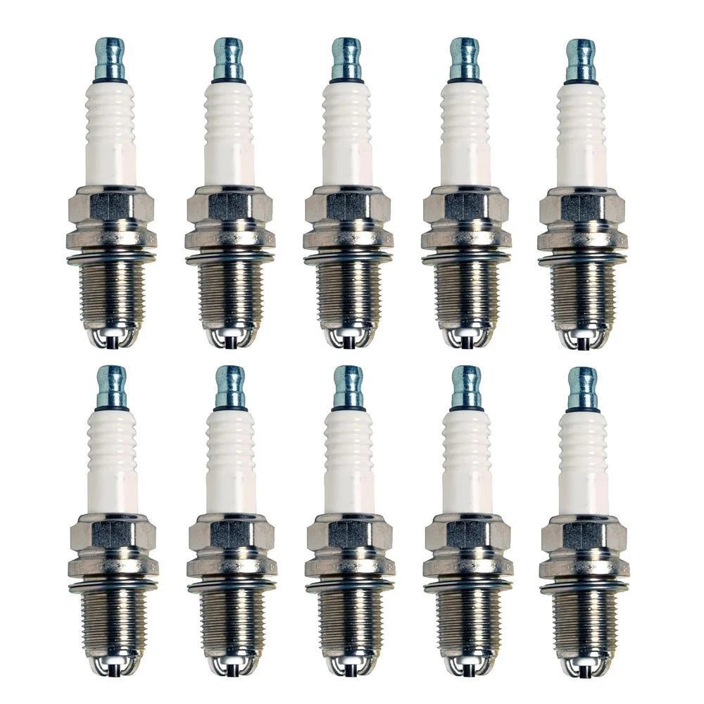 Set of 10 Denso U-Groove Spark Plugs (Gap 0.040) for