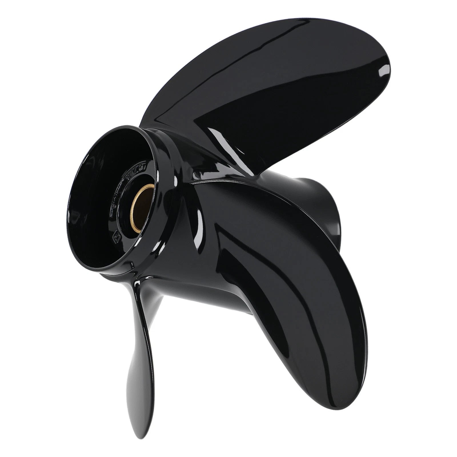 4-Blade 10.1x14 Outboard Marine Prop for Mercury 25-70HP (13 Spline, RHD)