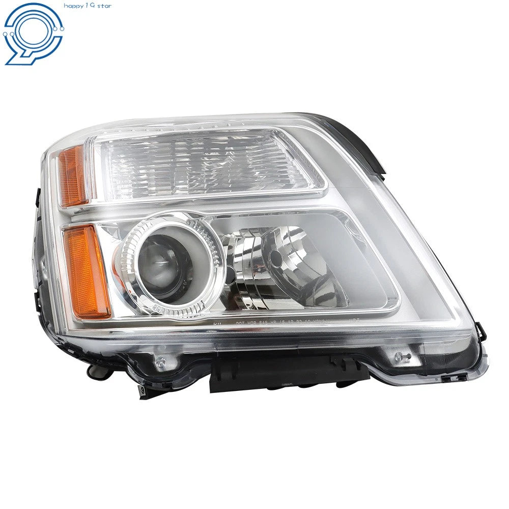 Headlight Assembly for GMC Terrain (2010–2015) with Halogen Bulb, Chrome