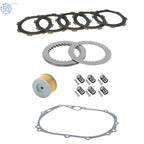 Clutch Friction Steel Plates Kit for Kawasaki KLX110 KLX110L (2002–2024)