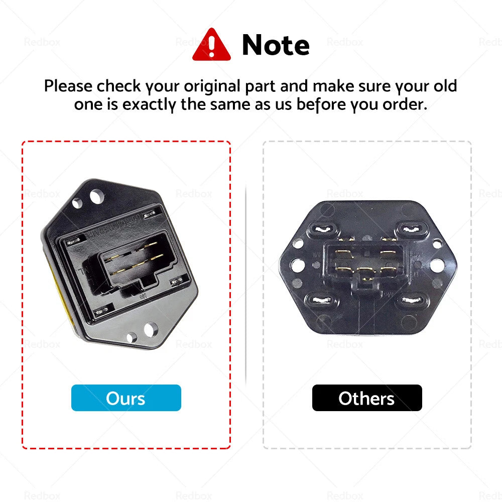 Blower Fan Speed Resistor Controller for Holden TF Rodeo (1988–2002)