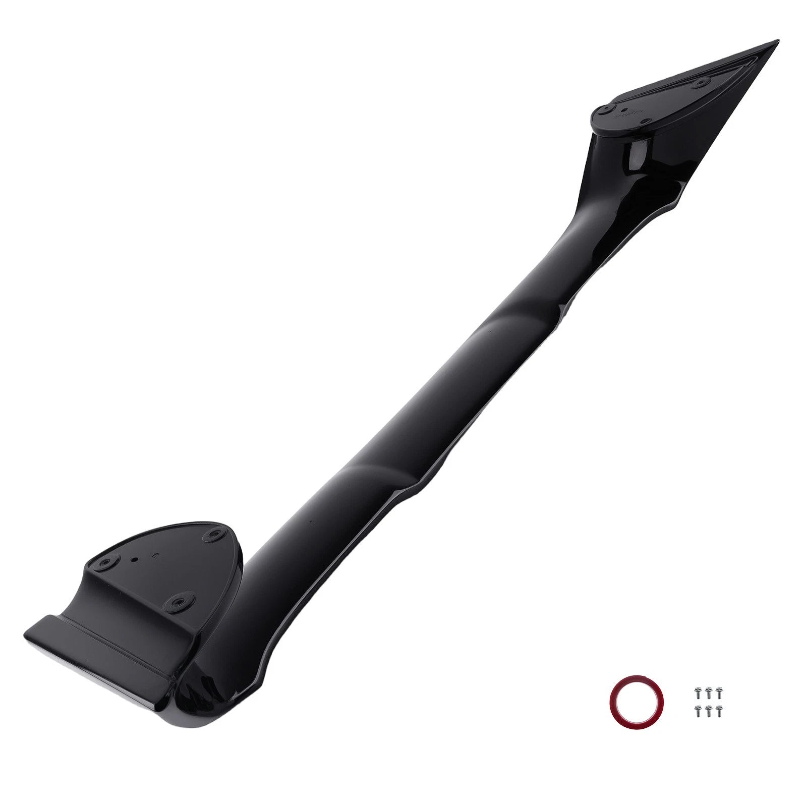 Black Painted Trunk Spoiler for Mitsubishi Lancer EVO 10 2008-2017 ABS Material