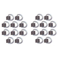 Set of 20 Weld On D-Rings for Universal Products (Replaces 10WR15)
