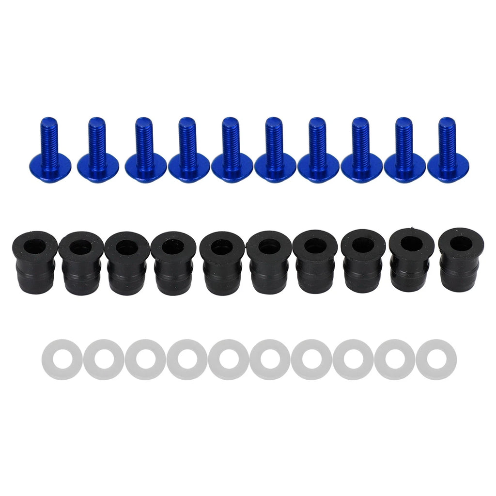 10 Pack M5x16 Windshield Screen Screw Bolts for Motorcycle