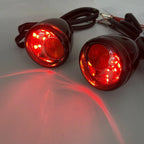 Front Black LED Running Brake Turn Signal Indicator Light for Harley XL 883 1200 (2004–2023)