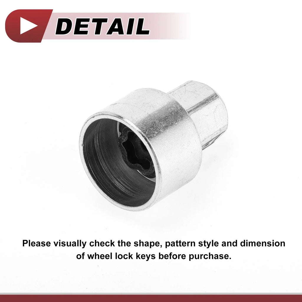 Set Wheel Lock Lug Nut Anti-theft Key Socket M14������������������1.25 Bolt for BMW
