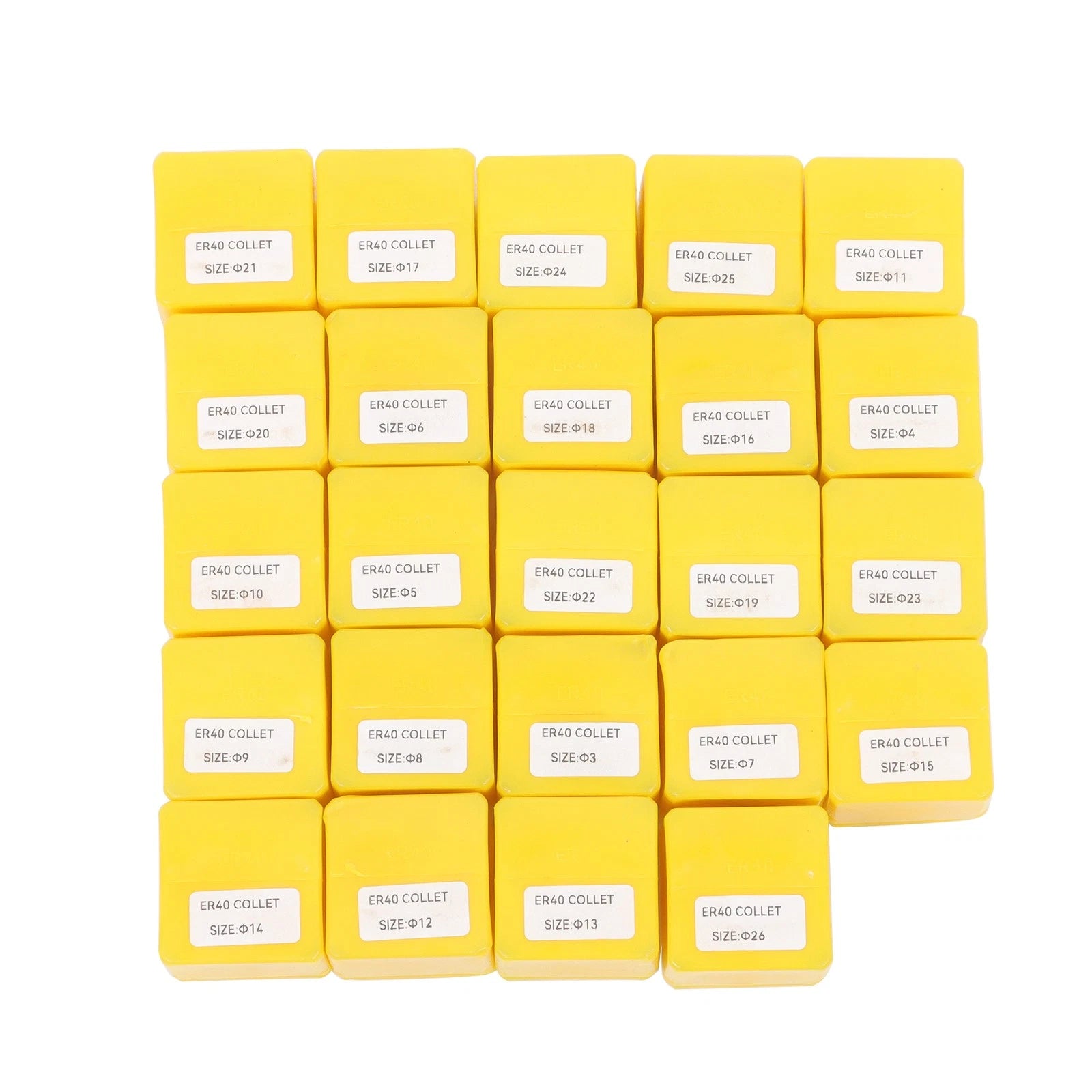 24PC Collet Set for Milling Machines (ER40)