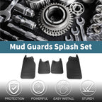 Set of 4 Mud Flaps Splash Guards for Toyota Hilux Vigo (1995–2004)