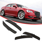 Set of 4 Smoke Lens Ice Blue LED Side Marker Lights for Chrysler 300 (2015–2023)
