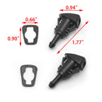 2 Pcs Windshield Washer Nozzles for Chrysler 300 and Ram 1500 (2009-2025)