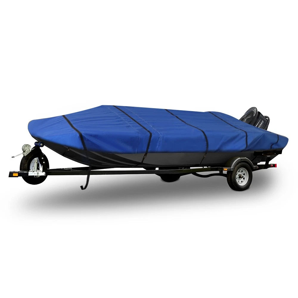 Heavy Duty Waterproof Trailerable Jon Boat Cover for 16Ft Boat (16FT)