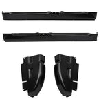 Set of 4 Rocker Panels & Cab Corners for Dodge Ram Pickup (2002–2008)