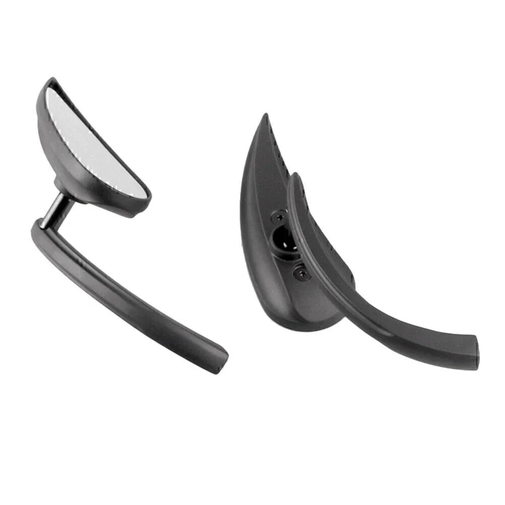 Black Rearview Side Mirrors for Harley Cruiser Chopper Custom