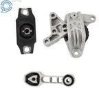 Set of 3 Engine Motor & Transmission Mounts for Fiat 500 (2013)