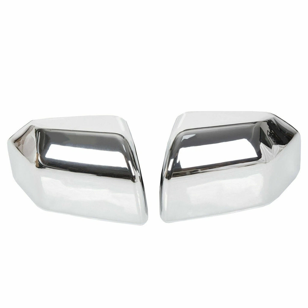 Set of 2 Chrome Mirror Cover Caps for Ford F-150 (2015–2020)