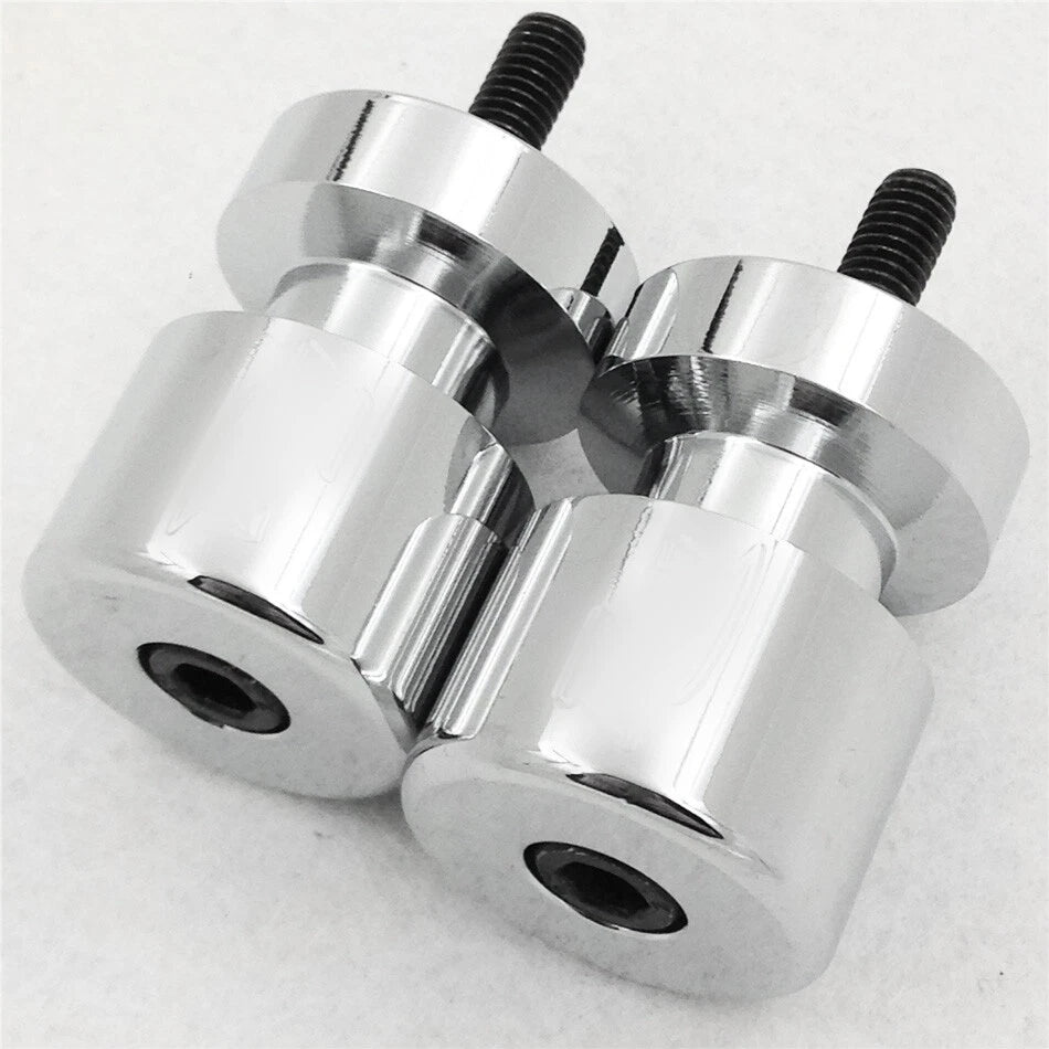 Chrome Swingarm Spools 6mm for Yamaha R1 YZF-R1 (1998–2015) / FZ-1 (2004–2015)