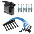 Set of 6 Hitachi Ignition Coils & NGK Platinum Spark Plugs for Stratus V6 (1995–2006)