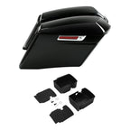 4" Stretched Saddlebag & Tray Organizers for Harley Road Glide (2014–2023)