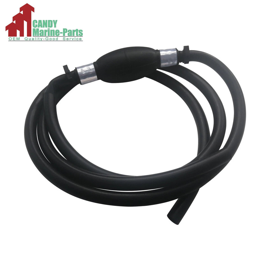 3/8" Fuel Hose Line Assembly with Primer Bulb for Marine Outboard Motors