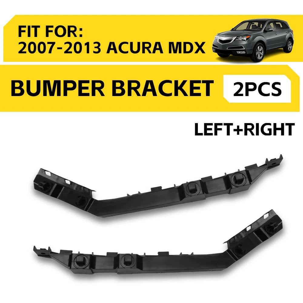Set of 2 Front Left Right Bumper Bracket Mounts for Acura MDX (2007–2013)