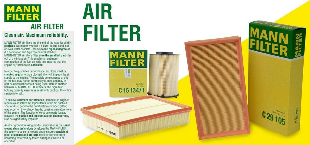 Mann-Filter Air Filter for Mercedes ML350 (2015)