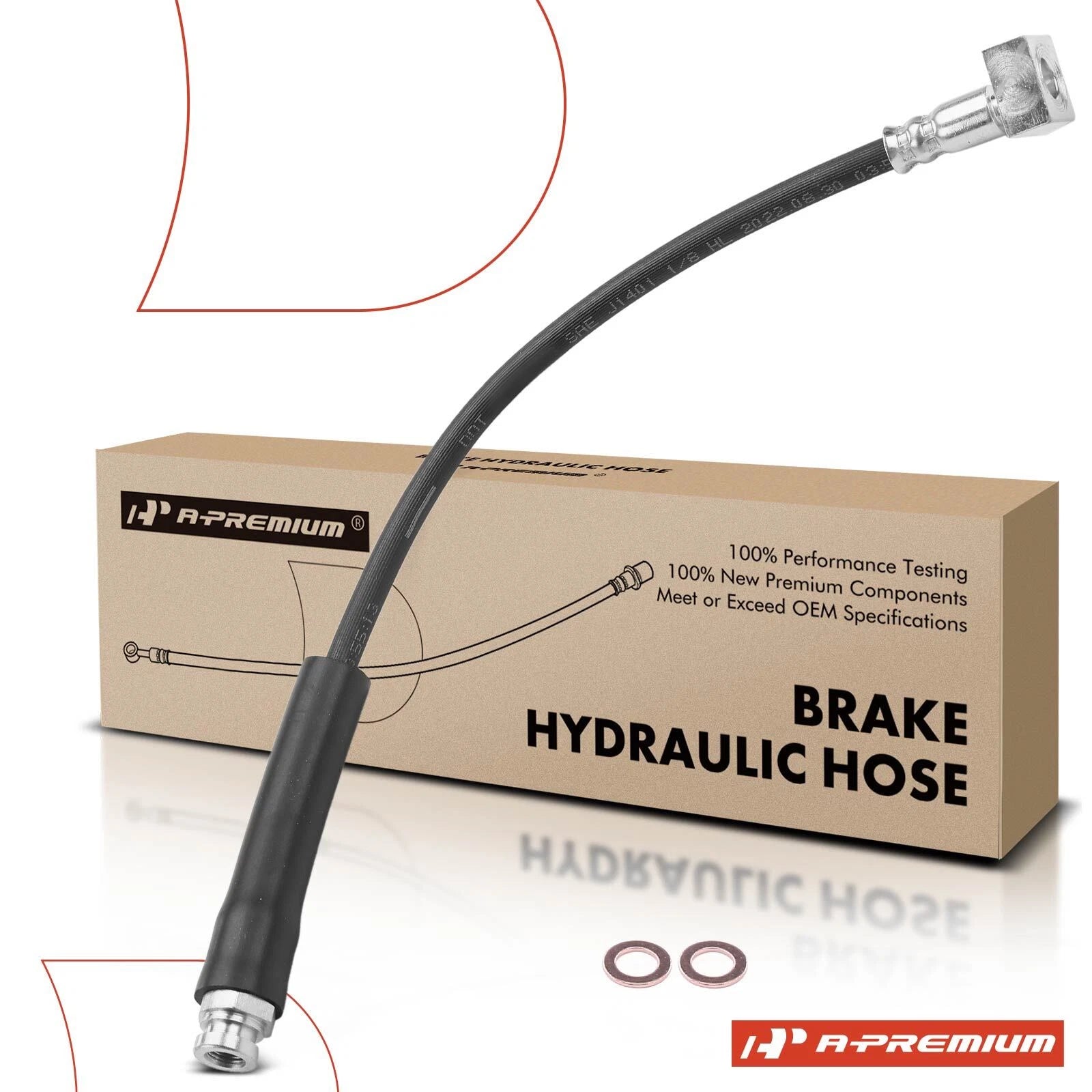Front Left Brake Hydraulic Hose for Chevy Colorado GMC Canyon (2004–2012)