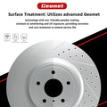 Front Drilled Rotors + Ceramic Brake Pads for Mazda CX-5 (2013–2017)