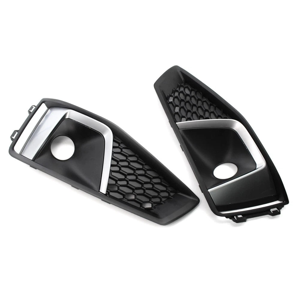 Front Bumper Grille Fog Light Lamp Cover for Audi A4 B9 S4 (2018–2020)