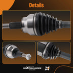 Single Speed Front Left CV Axle for Dodge Durango, Grand Cherokee (2011–2018)