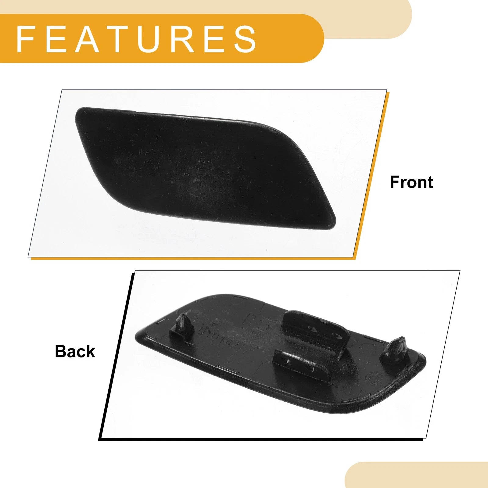 Front Right Washer Nozzle Cover Cap for Audi TT (2009–2015) 1 Pcs